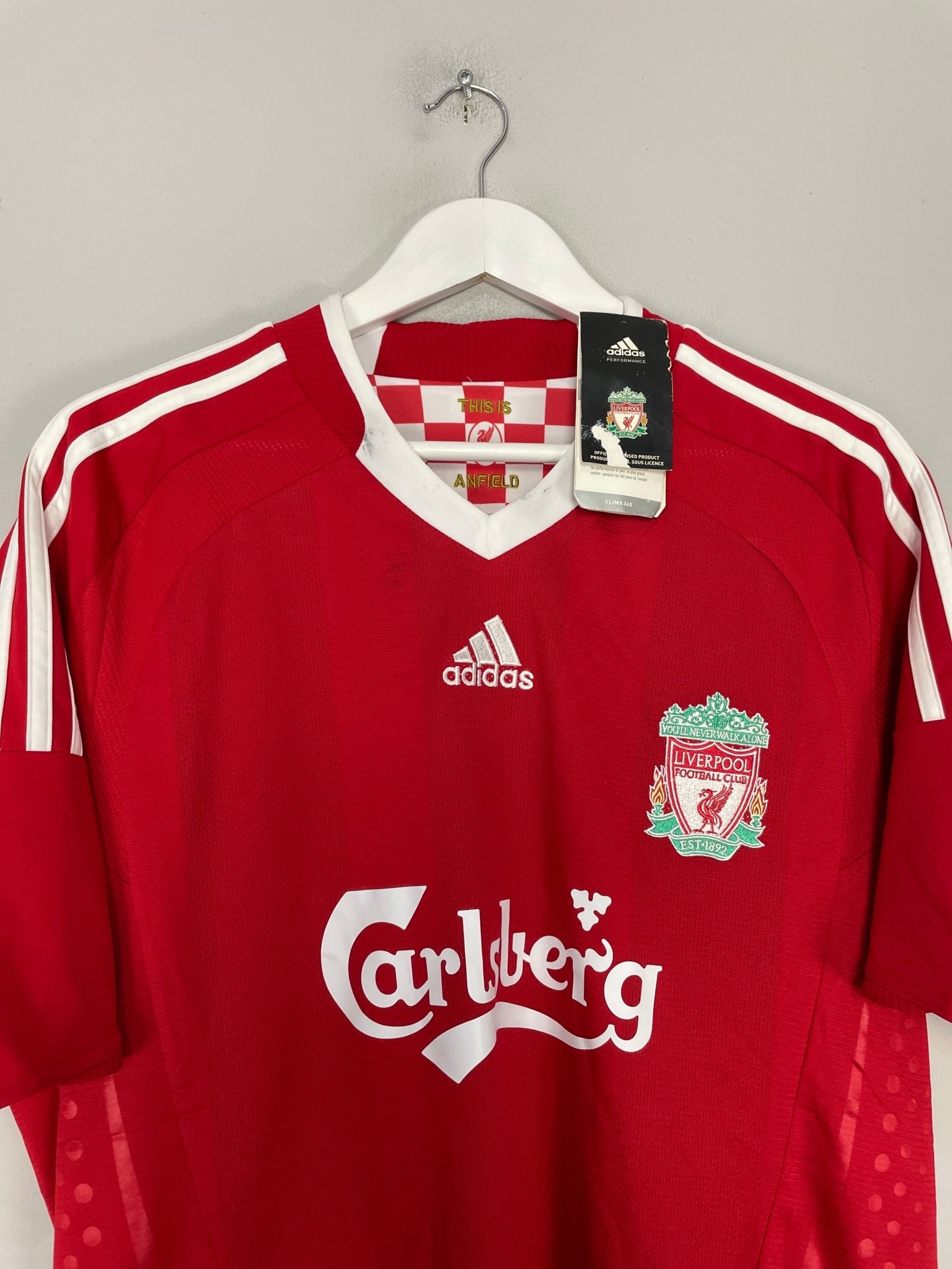 Shop 2008/10 LIVERPOOL TORRES #9 *BNWT* HOME SHIRT (L) ADIDAS, classic football shirts, vintage football shirts & retro soccer jerseys at Cult Kits