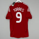 Shop 2008/10 LIVERPOOL TORRES #9 *BNWT* HOME SHIRT (L) ADIDAS, classic football shirts, vintage football shirts & retro soccer jerseys at Cult Kits