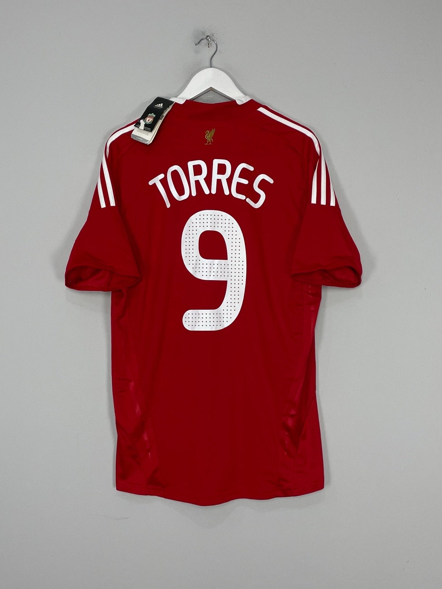Shop 2008/10 LIVERPOOL TORRES #9 *BNWT* HOME SHIRT (L) ADIDAS, classic football shirts, vintage football shirts & retro soccer jerseys at Cult Kits