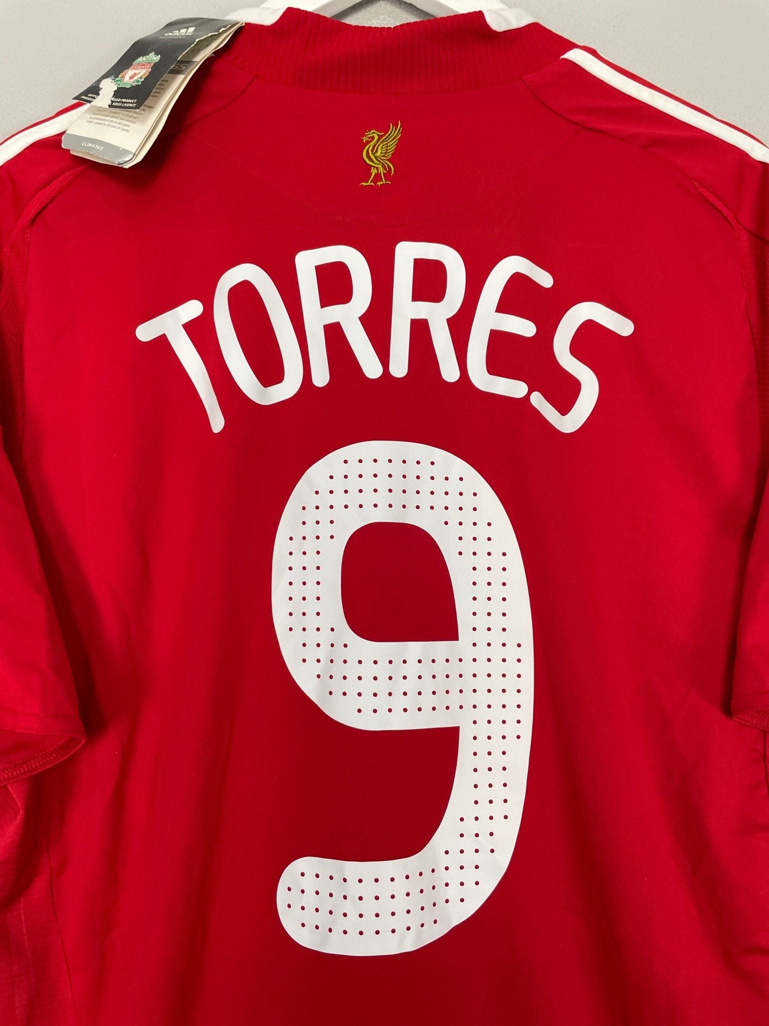 Shop 2008/10 LIVERPOOL TORRES #9 *BNWT* HOME SHIRT (L) ADIDAS, classic football shirts, vintage football shirts & retro soccer jerseys at Cult Kits