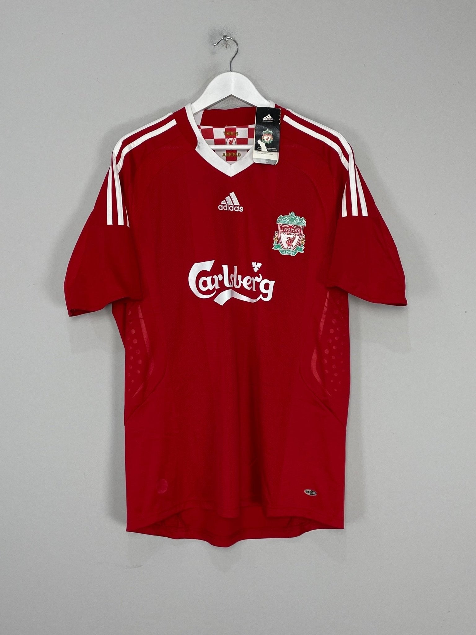 Shop 2008/10 LIVERPOOL TORRES #9 *BNWT* HOME SHIRT (L) ADIDAS, classic football shirts, vintage football shirts & retro soccer jerseys at Cult Kits