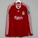 Shop 2008/10 LIVERPOOL TORRES #9 C/L L/S HOME SHIRT (M) ADIDAS, classic football shirts, vintage football shirts & retro soccer jerseys at Cult Kits