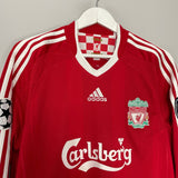 Shop 2008/10 LIVERPOOL TORRES #9 C/L L/S HOME SHIRT (M) ADIDAS, classic football shirts, vintage football shirts & retro soccer jerseys at Cult Kits