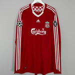 Shop 2008/10 LIVERPOOL TORRES #9 C/L L/S HOME SHIRT (XXL) ADIDAS, classic football shirts, vintage football shirts & retro soccer jerseys at Cult Kits