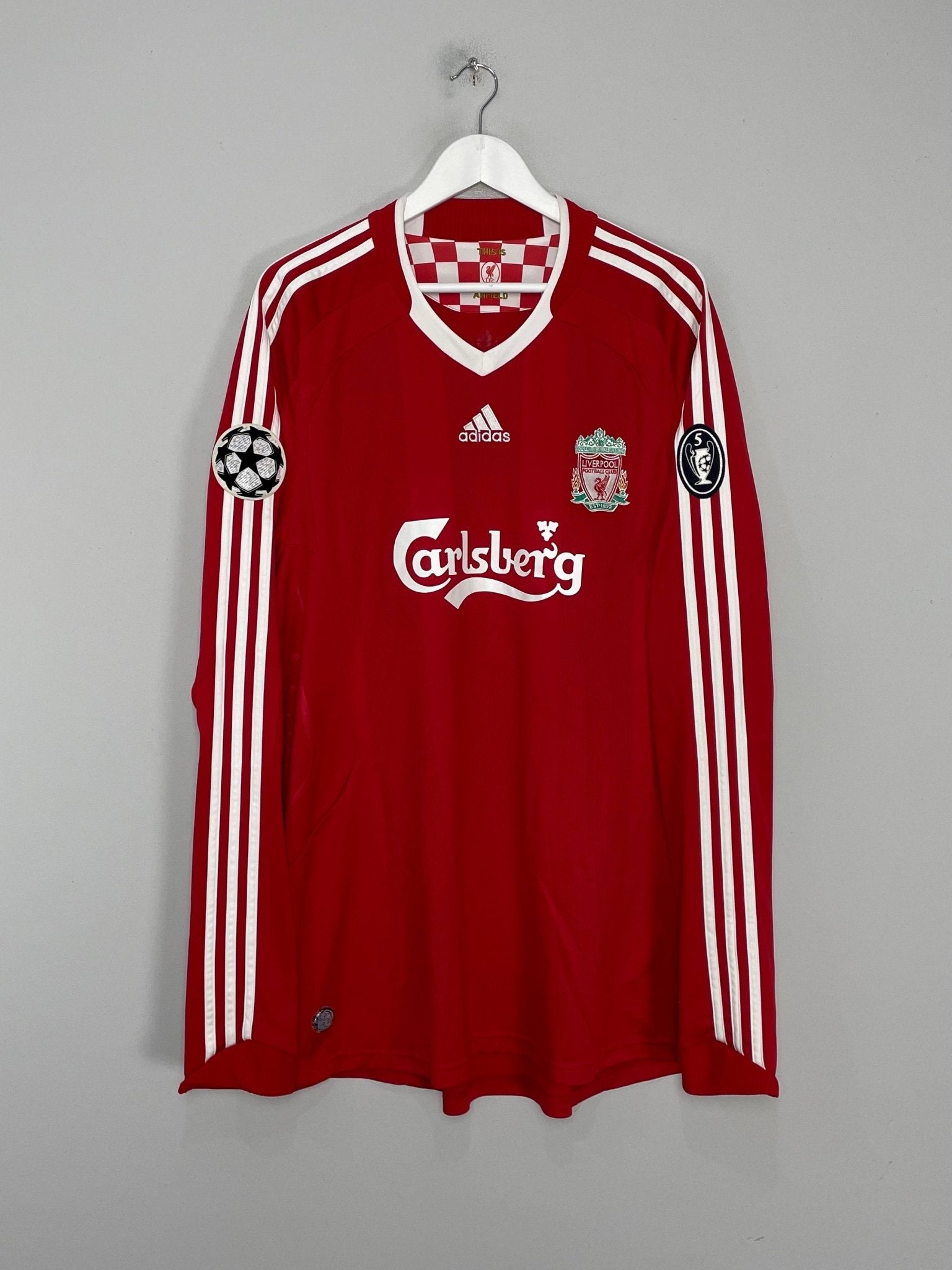 Shop 2008/10 LIVERPOOL TORRES #9 C/L L/S HOME SHIRT (XXL) ADIDAS, classic football shirts, vintage football shirts & retro soccer jerseys at Cult Kits