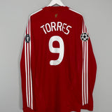Shop 2008/10 LIVERPOOL TORRES #9 C/L L/S HOME SHIRT (XXL) ADIDAS, classic football shirts, vintage football shirts & retro soccer jerseys at Cult Kits