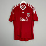 Shop 2008/10 LIVERPOOL TORRES #9 HOME SHIRT (L) ADIDAS, classic football shirts, vintage football shirts & retro soccer jerseys at Cult Kits