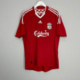 Shop 2008/10 LIVERPOOL TORRES #9 HOME SHIRT (L) ADIDAS, classic football shirts, vintage football shirts & retro soccer jerseys at Cult Kits