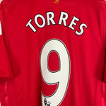 Shop 2008/10 LIVERPOOL TORRES #9 HOME SHIRT (L) ADIDAS, classic football shirts, vintage football shirts & retro soccer jerseys at Cult Kits