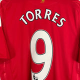 Shop 2008/10 LIVERPOOL TORRES #9 HOME SHIRT (L) ADIDAS, classic football shirts, vintage football shirts & retro soccer jerseys at Cult Kits