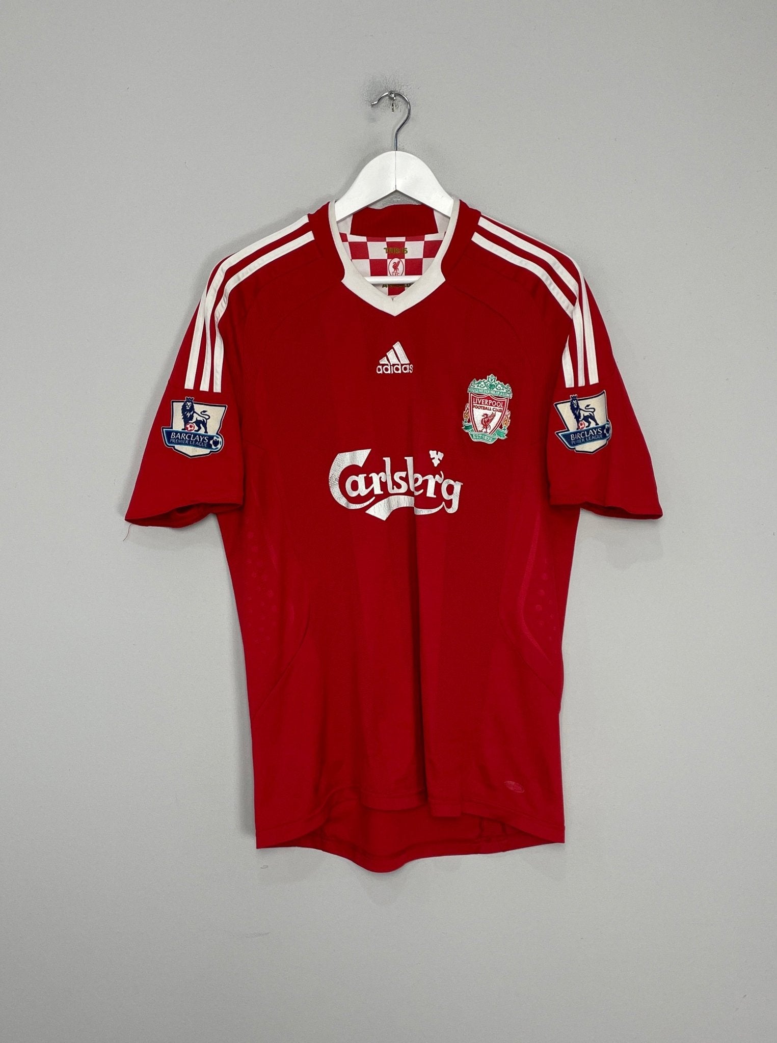 Shop 2008/10 LIVERPOOL TORRES #9 HOME SHIRT (M) ADIDAS, classic football shirts, vintage football shirts & retro soccer jerseys at Cult Kits