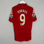 Shop 2008/10 LIVERPOOL TORRES #9 HOME SHIRT (M) ADIDAS, classic football shirts, vintage football shirts & retro soccer jerseys at Cult Kits