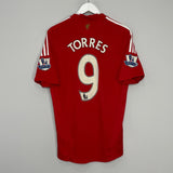 Shop 2008/10 LIVERPOOL TORRES #9 HOME SHIRT (M) ADIDAS, classic football shirts, vintage football shirts & retro soccer jerseys at Cult Kits