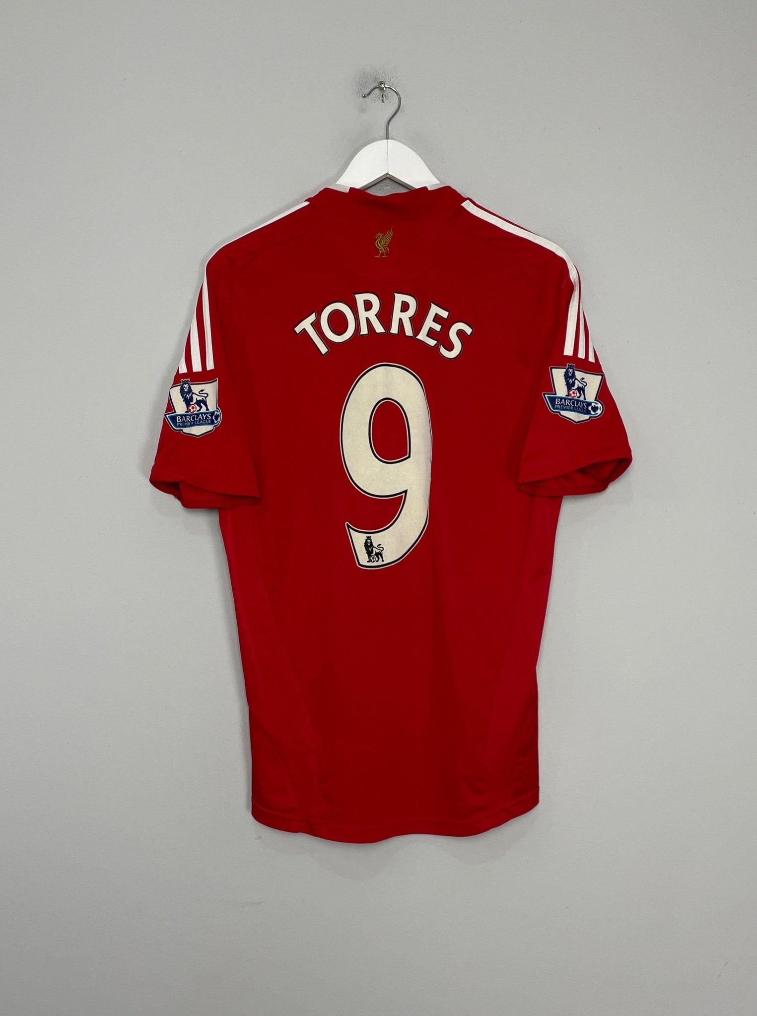Shop 2008/10 LIVERPOOL TORRES #9 HOME SHIRT (M) ADIDAS, classic football shirts, vintage football shirts & retro soccer jerseys at Cult Kits