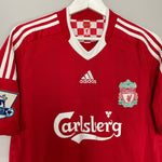 Shop 2008/10 LIVERPOOL TORRES #9 HOME SHIRT (M) ADIDAS, classic football shirts, vintage football shirts & retro soccer jerseys at Cult Kits