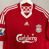 Shop 2008/10 LIVERPOOL TORRES #9 HOME SHIRT (M) ADIDAS, classic football shirts, vintage football shirts & retro soccer jerseys at Cult Kits