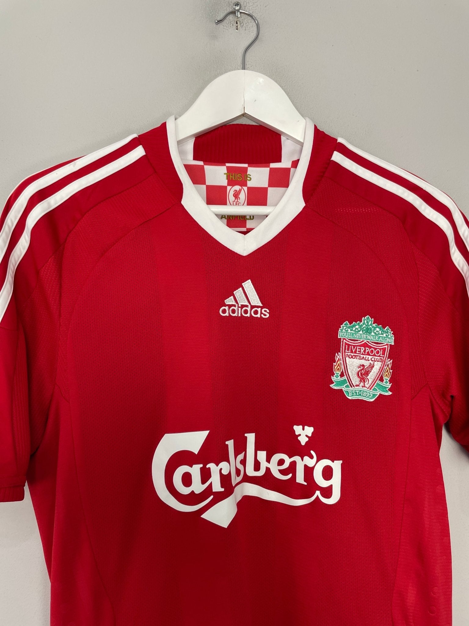 Shop 2008/10 LIVERPOOL TORRES #9 HOME SHIRT (S) ADIDAS, classic football shirts, vintage football shirts & retro soccer jerseys at Cult Kits