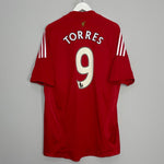Shop 2008/10 LIVERPOOL TORRES #9 HOME SHIRT (XL) ADIDAS, classic football shirts, vintage football shirts & retro soccer jerseys at Cult Kits