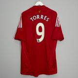 Shop 2008/10 LIVERPOOL TORRES #9 HOME SHIRT (XL) ADIDAS, classic football shirts, vintage football shirts & retro soccer jerseys at Cult Kits