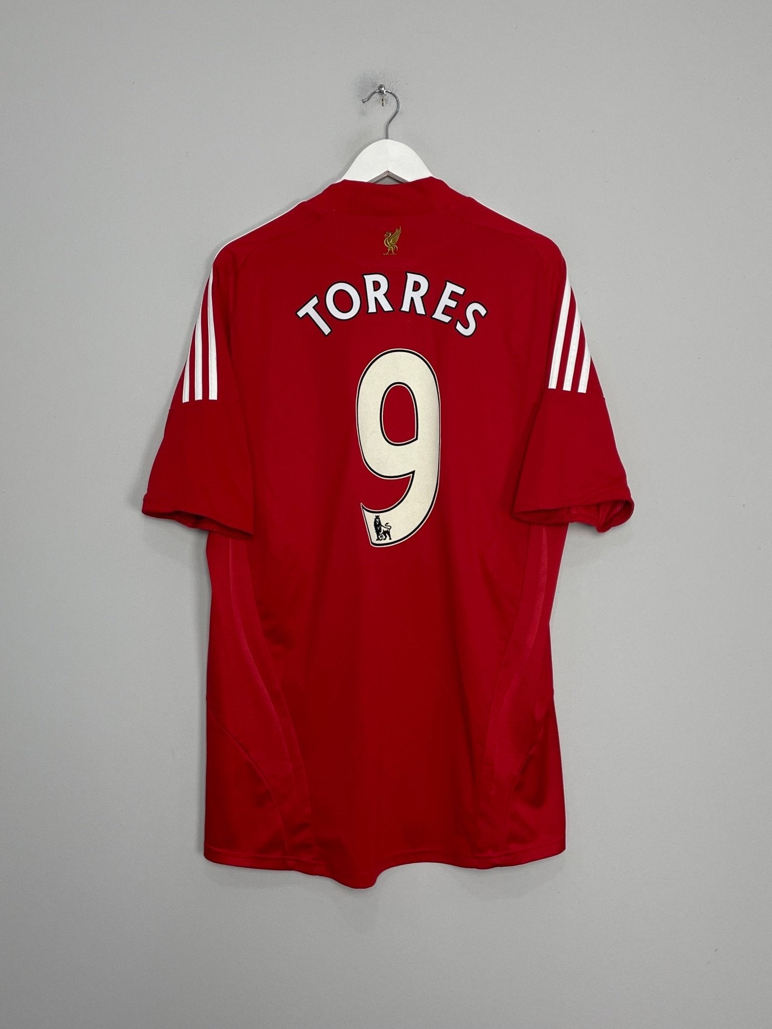 Shop 2008/10 LIVERPOOL TORRES #9 HOME SHIRT (XL) ADIDAS, classic football shirts, vintage football shirts & retro soccer jerseys at Cult Kits