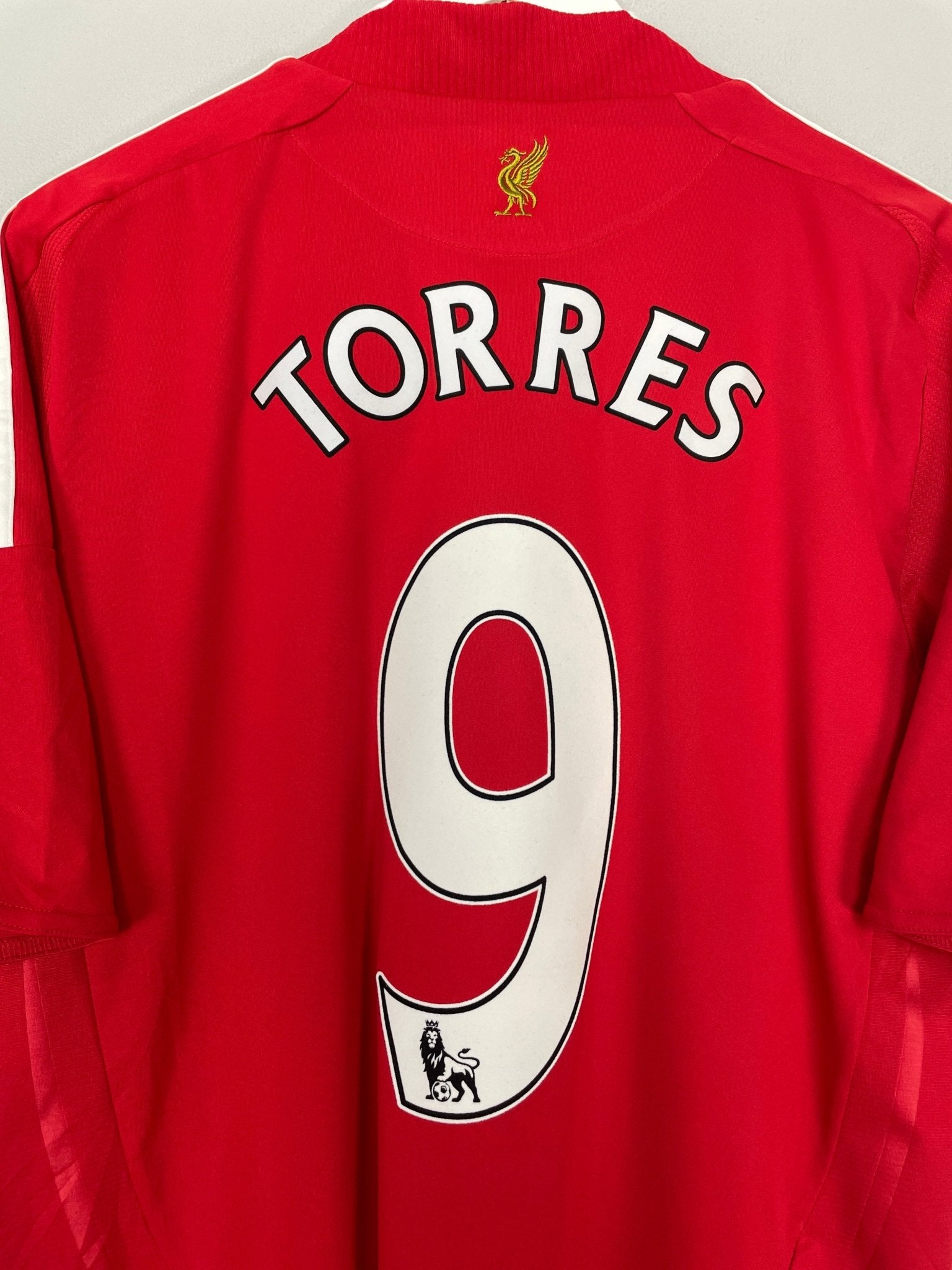 Shop 2008/10 LIVERPOOL TORRES #9 HOME SHIRT (XL) ADIDAS, classic football shirts, vintage football shirts & retro soccer jerseys at Cult Kits