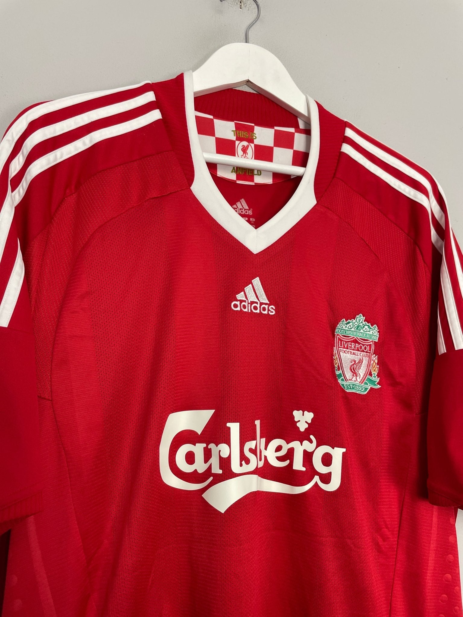 Shop 2008/10 LIVERPOOL TORRES #9 HOME SHIRT (XL) ADIDAS, classic football shirts, vintage football shirts & retro soccer jerseys at Cult Kits