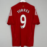 Shop 2008/10 LIVERPOOL TORRES #9 HOME SHIRT (XL) ADIDAS, classic football shirts, vintage football shirts & retro soccer jerseys at Cult Kits