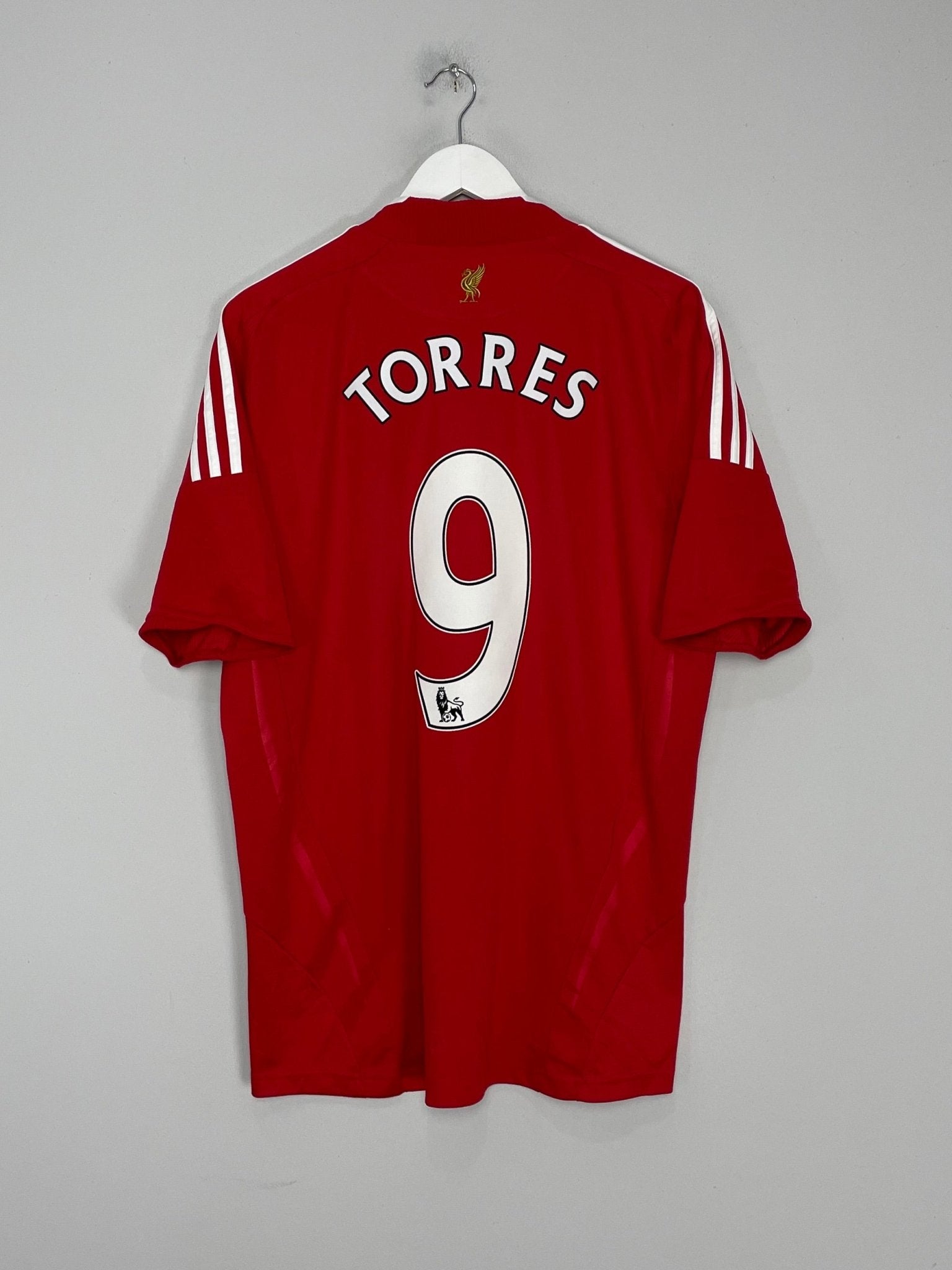 Shop 2008/10 LIVERPOOL TORRES #9 HOME SHIRT (XL) ADIDAS, classic football shirts, vintage football shirts & retro soccer jerseys at Cult Kits