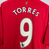 Shop 2008/10 LIVERPOOL TORRES #9 HOME SHIRT (XL) ADIDAS, classic football shirts, vintage football shirts & retro soccer jerseys at Cult Kits