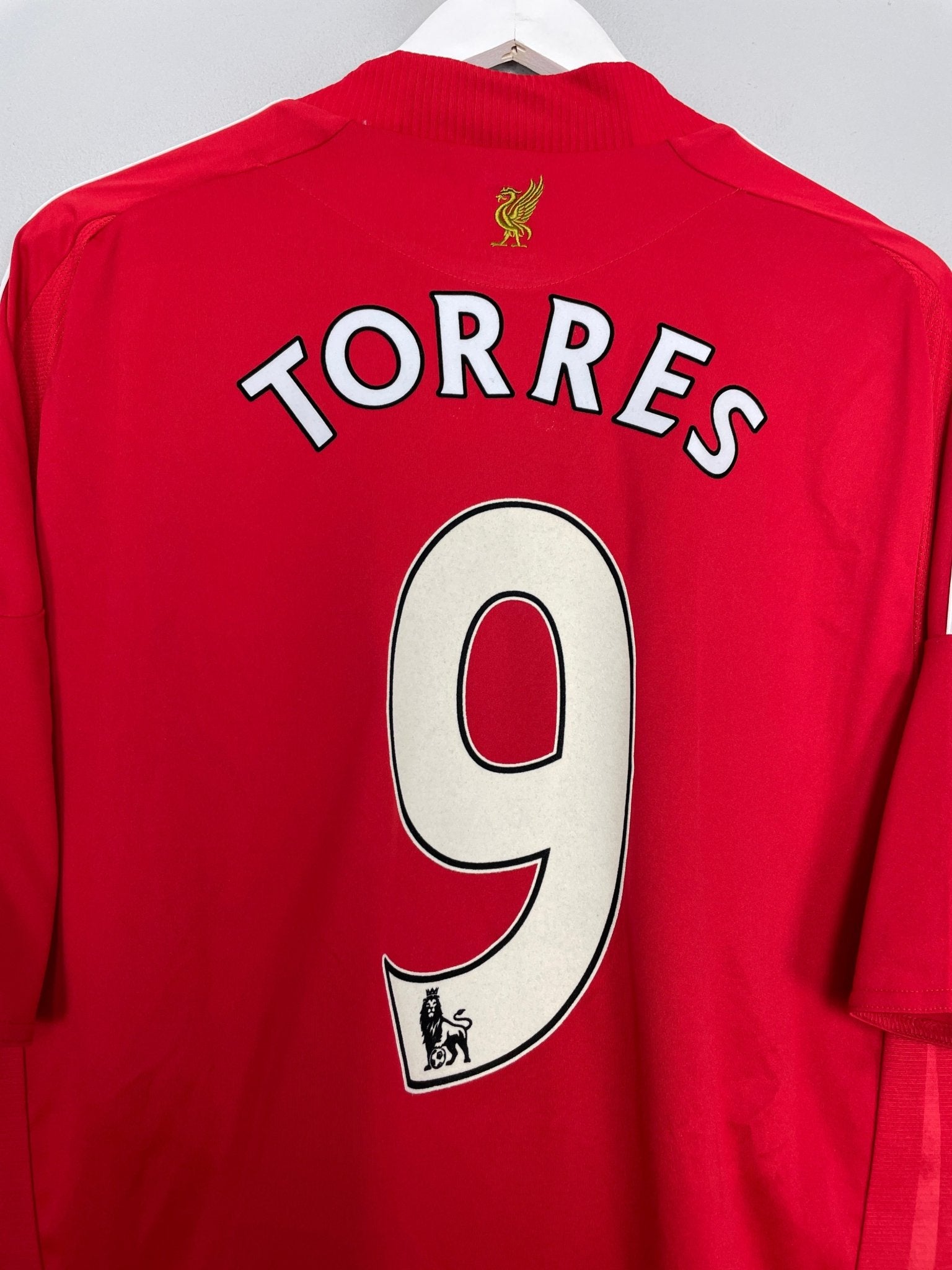 Shop 2008/10 LIVERPOOL TORRES #9 HOME SHIRT (XL) ADIDAS, classic football shirts, vintage football shirts & retro soccer jerseys at Cult Kits