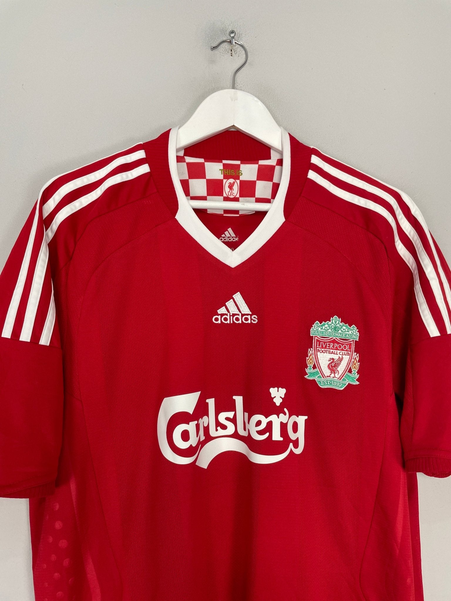Shop 2008/10 LIVERPOOL TORRES #9 HOME SHIRT (XL) ADIDAS, classic football shirts, vintage football shirts & retro soccer jerseys at Cult Kits