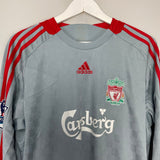 Shop 2008/10 LIVERPOOL TORRES #9 L/S AWAY SHIRT (L) ADIDAS, classic football shirts, vintage football shirts & retro soccer jerseys at Cult Kits