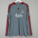 Shop 2008/10 LIVERPOOL TORRES #9 L/S AWAY SHIRT (L) ADIDAS, classic football shirts, vintage football shirts & retro soccer jerseys at Cult Kits