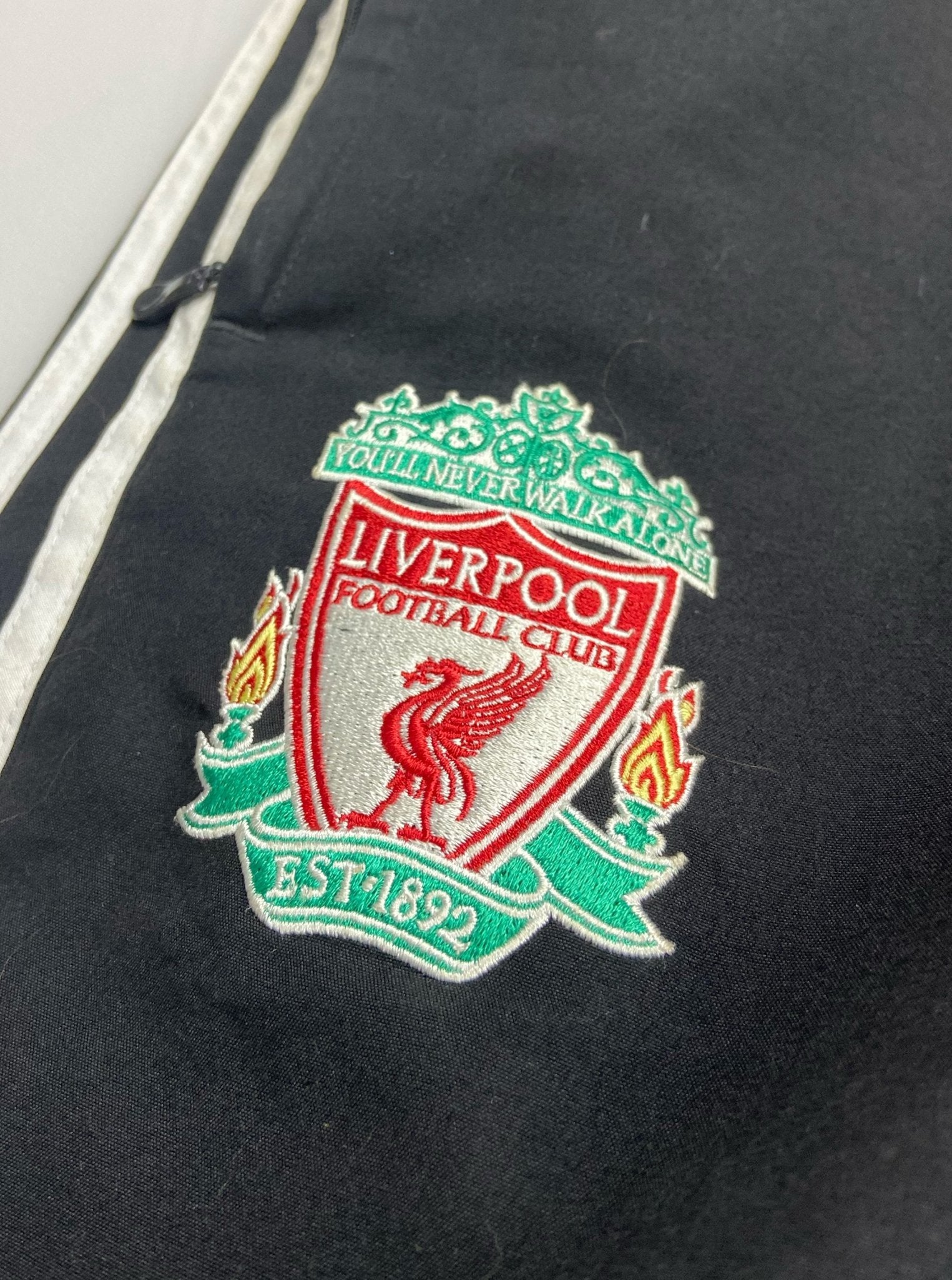 Shop 2008/10 LIVERPOOL TRACKSUIT BOTTOMS (M) ADIDAS, classic football shirts, vintage football shirts & retro soccer jerseys at Cult Kits
