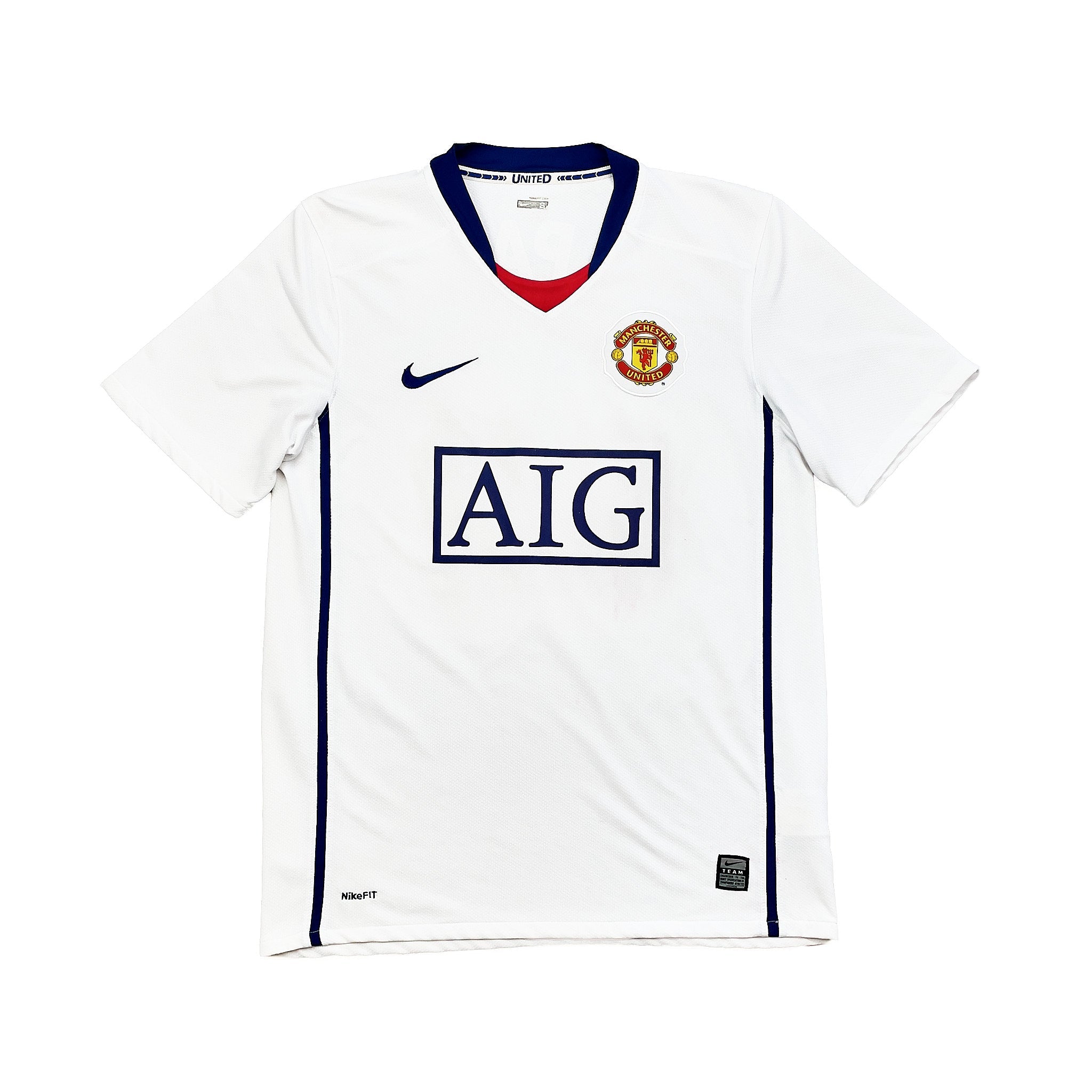 Buy 2008/10 Machester United J.S. Park 13 Away Shirt (S) Nike ~ Free worldwide shipping ~ Authentic Vintage Football Shirts from Cult Kits