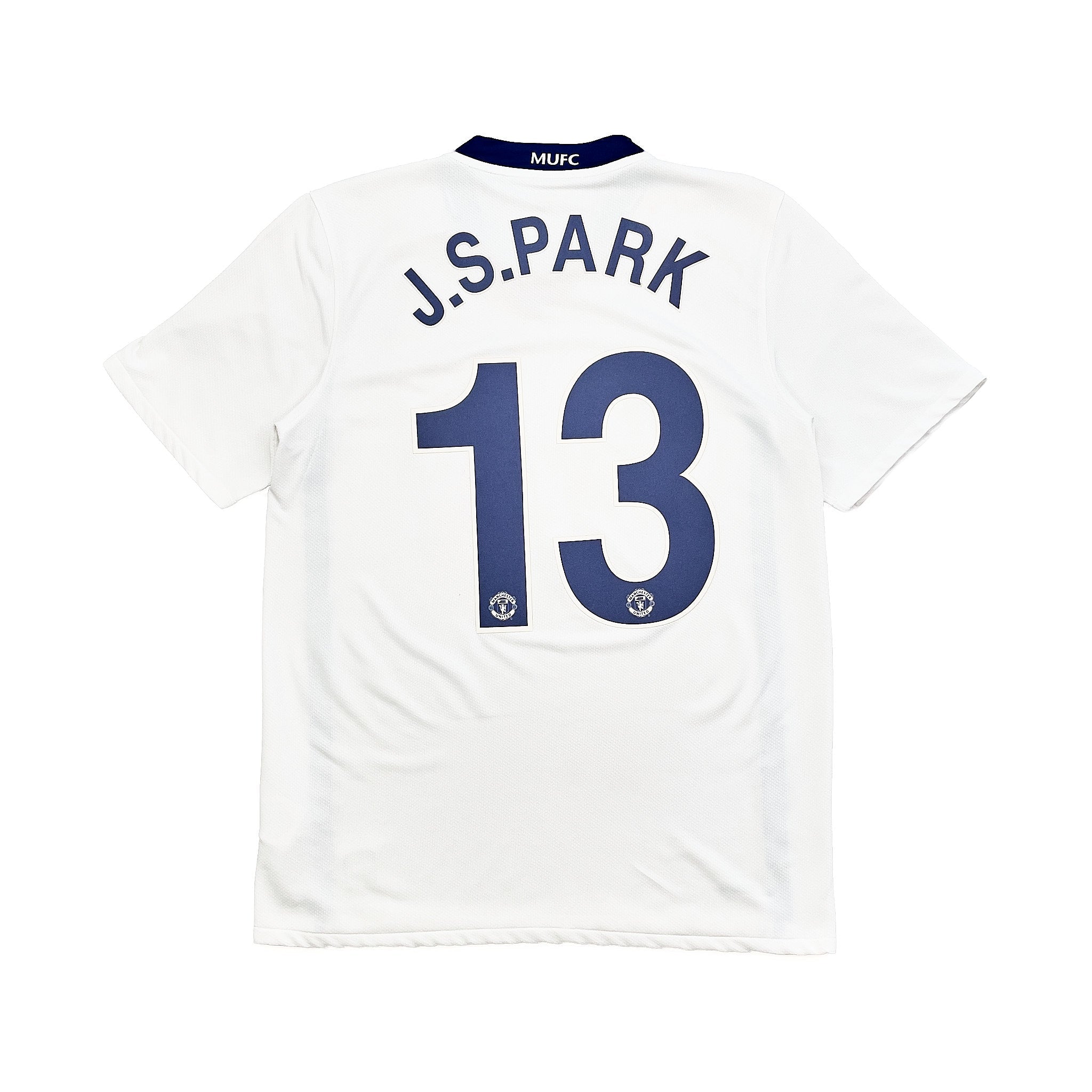 Buy 2008/10 Machester United J.S. Park 13 Away Shirt (S) Nike ~ Free worldwide shipping ~ Authentic Vintage Football Shirts from Cult Kits