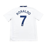 Buy 2008/10 MANCHESTER UNITED RONALDO 7 AWAY SHIRT (L) NIKE ~ Free worldwide shipping available ~ Authentic Vintage Football Shirts from Cult Kits