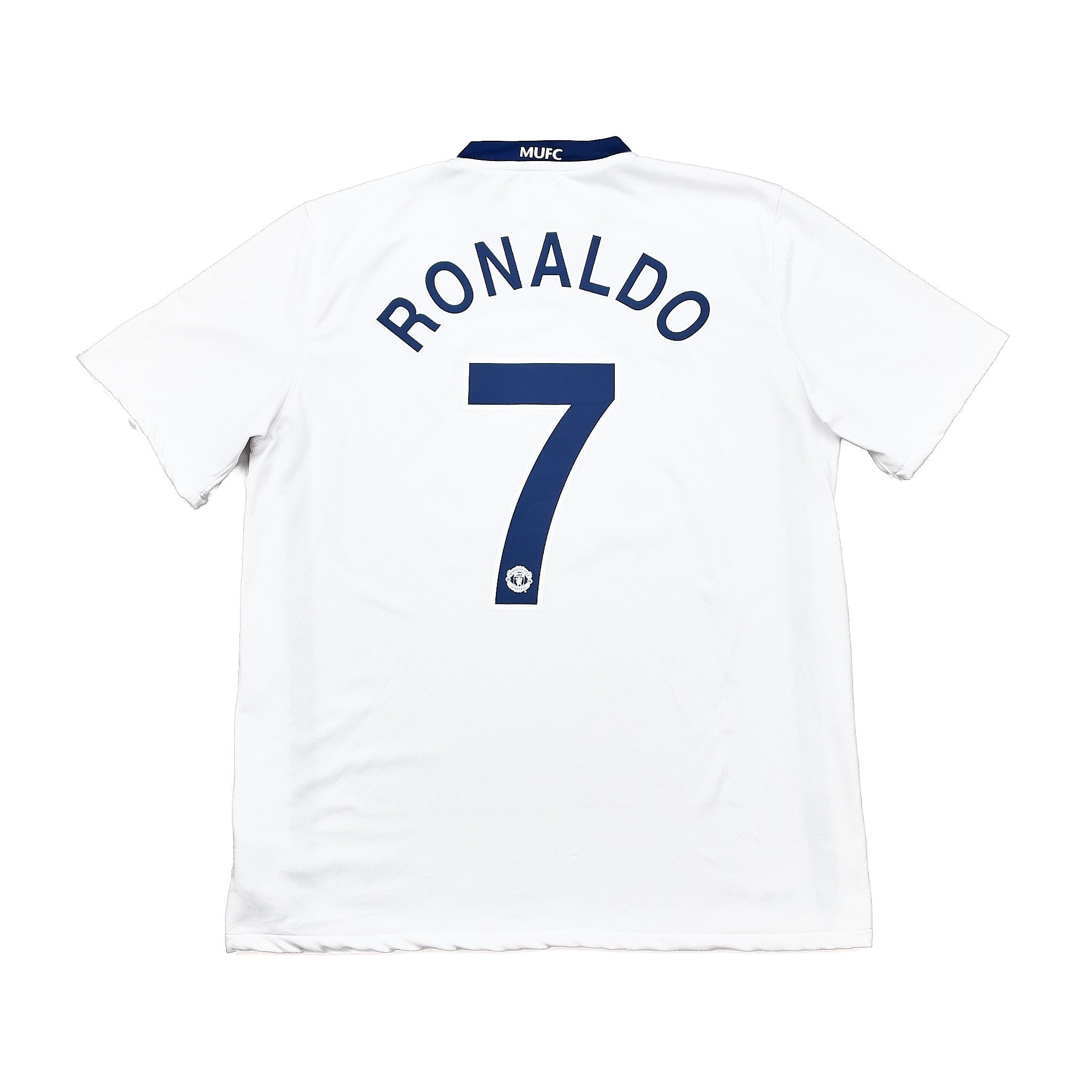 Buy 2008/10 MANCHESTER UNITED RONALDO 7 AWAY SHIRT (L) NIKE ~ Free worldwide shipping available ~ Authentic Vintage Football Shirts from Cult Kits