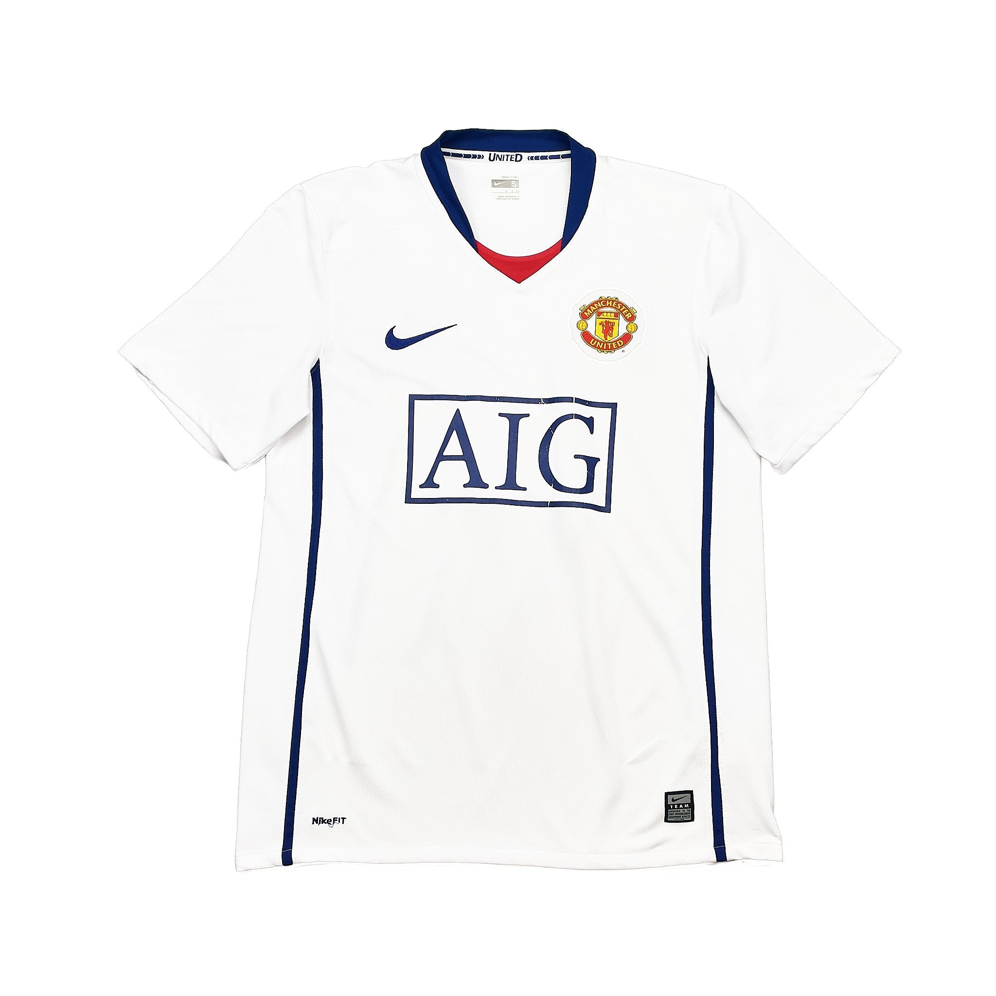 Buy 2008/10 Manchester United Ronaldo 7 Away Shirt (S) Nike ~ Free worldwide shipping ~ Authentic Vintage Football Shirts from Cult Kits