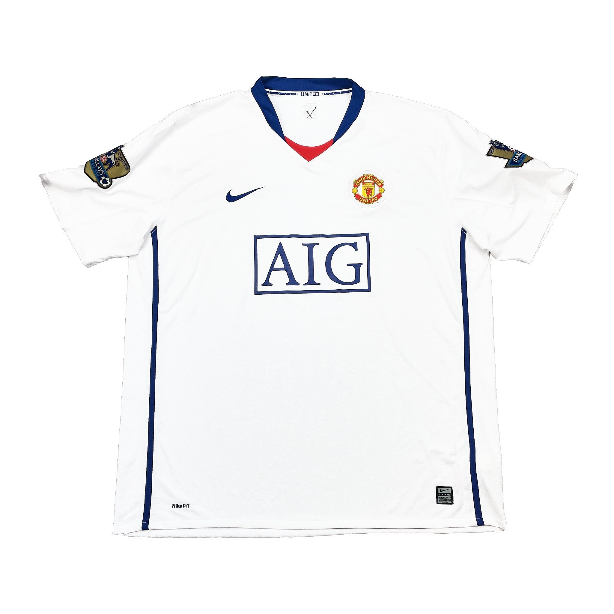 Buy 2008/10 MANCHESTER UNITED RONALDO 7 AWAY SHIRT (XXL) NIKE ~ Free worldwide shipping available ~ Authentic Vintage Football Shirts from Cult Kits