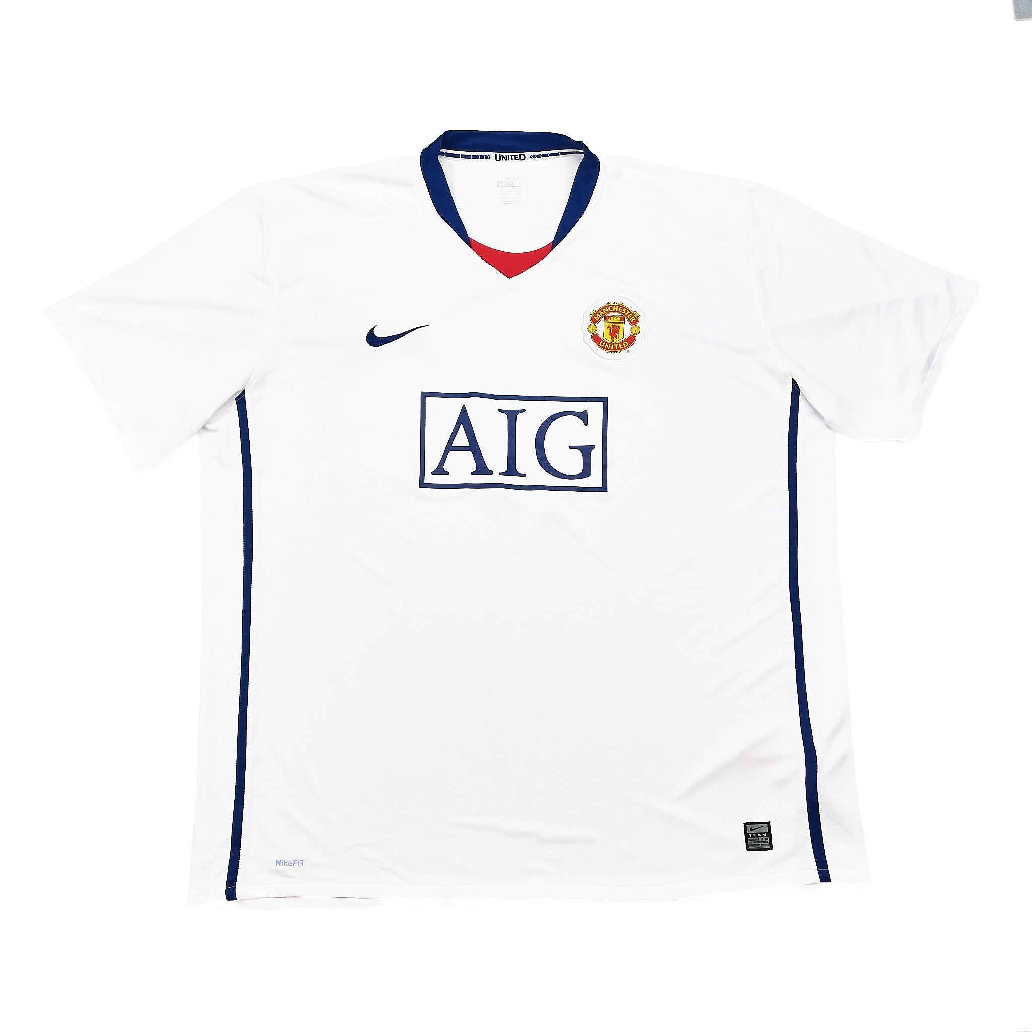 Buy 2008/10 MANCHESTER UNITED RONALDO 7 AWAY SHIRT (XXXL) NIKE ~ Free worldwide shipping available ~ Authentic Vintage Football Shirts from Cult Kits