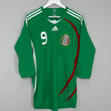 Shop 2008/10 MEXICO HUGO SANCHEZ #9 HOME SHIRT (L) ADIDAS, classic football shirts, vintage football shirts & retro soccer jerseys at Cult Kits