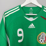 Shop 2008/10 MEXICO HUGO SANCHEZ #9 HOME SHIRT (L) ADIDAS, classic football shirts, vintage football shirts & retro soccer jerseys at Cult Kits