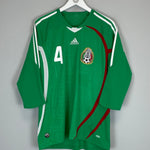 Shop 2008/10 MEXICO R.MARQUEZ #4 HOME SHIRT (M) ADIDAS, classic football shirts, vintage football shirts & retro soccer jerseys at Cult Kits