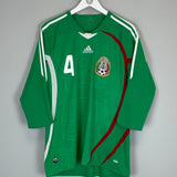 Shop 2008/10 MEXICO R.MARQUEZ #4 HOME SHIRT (M) ADIDAS, classic football shirts, vintage football shirts & retro soccer jerseys at Cult Kits