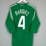 Shop 2008/10 MEXICO R.MARQUEZ #4 HOME SHIRT (M) ADIDAS, classic football shirts, vintage football shirts & retro soccer jerseys at Cult Kits