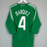 Shop 2008/10 MEXICO R.MARQUEZ #4 HOME SHIRT (M) ADIDAS, classic football shirts, vintage football shirts & retro soccer jerseys at Cult Kits