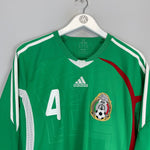 Shop 2008/10 MEXICO R.MARQUEZ #4 HOME SHIRT (M) ADIDAS, classic football shirts, vintage football shirts & retro soccer jerseys at Cult Kits
