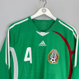 Shop 2008/10 MEXICO R.MARQUEZ #4 HOME SHIRT (M) ADIDAS, classic football shirts, vintage football shirts & retro soccer jerseys at Cult Kits