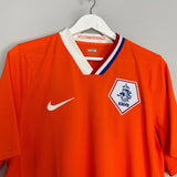 Shop 2008/10 NETHERLANDS HOME SHIRT (L) NIKE, classic football shirts, vintage football shirts & retro soccer jerseys at Cult Kits